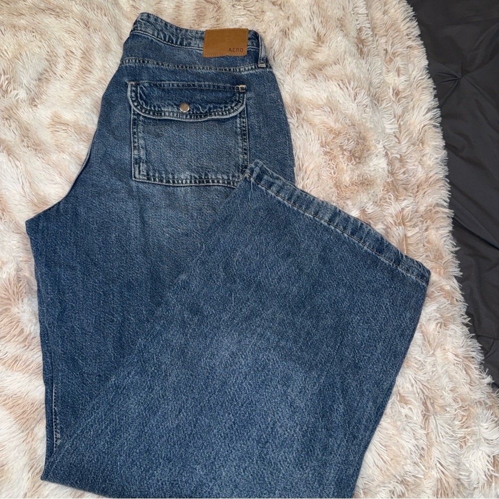 Aeropostale Women's Blue Flare Jeans